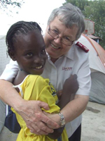 Anne Kristine Herje på Haiti
