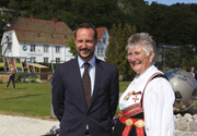 Helga Arntzen og Kronprins Haakon