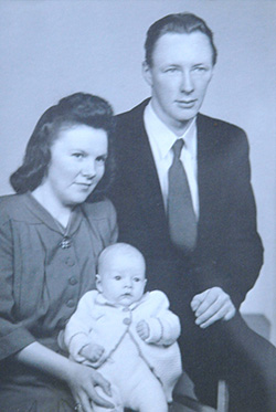 Bjarne, Solveig og sønnen Bjørnar
