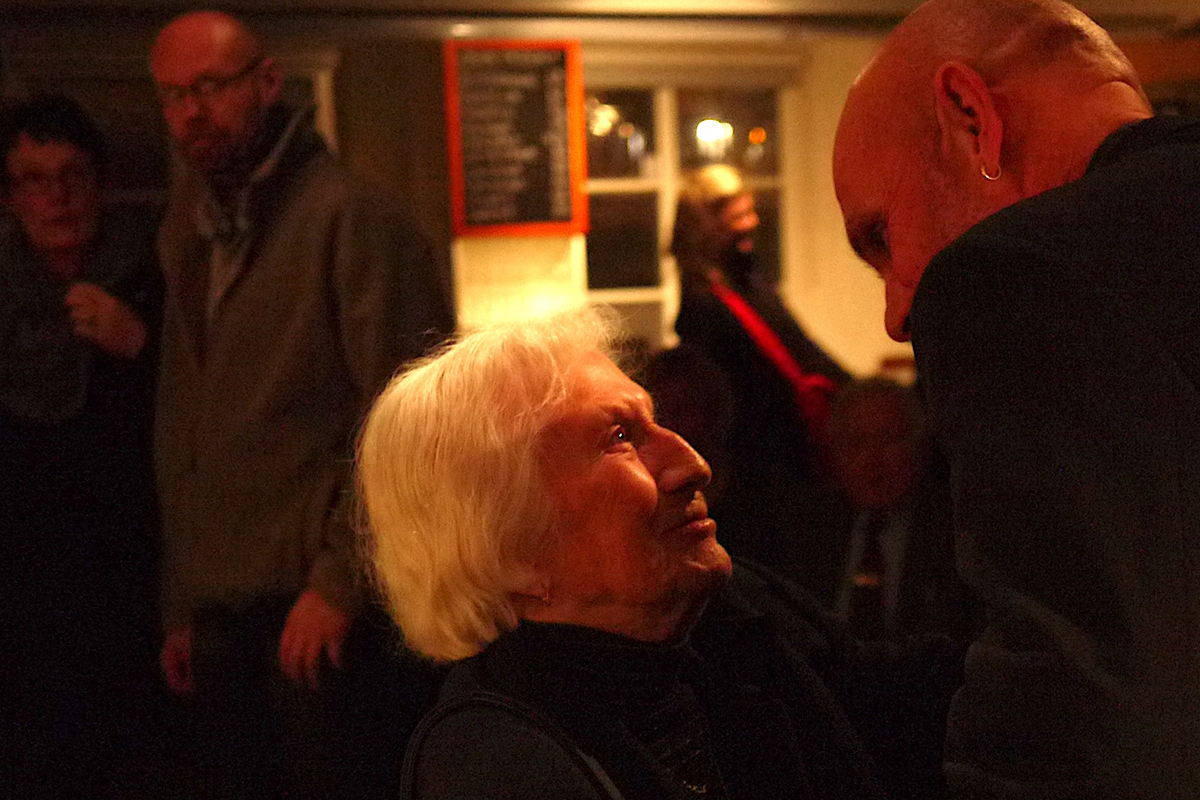 Tom Hatlestad sammen med Blanche Major
