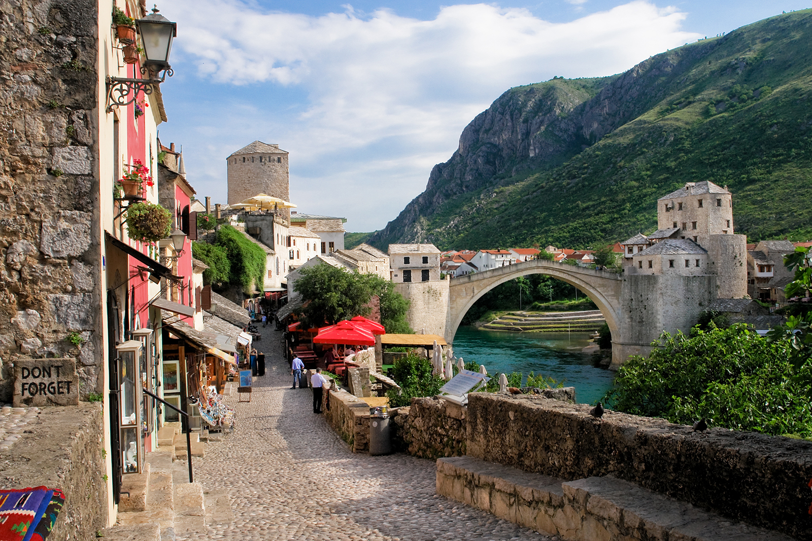 Stare Most og gamlebyen i Mostar