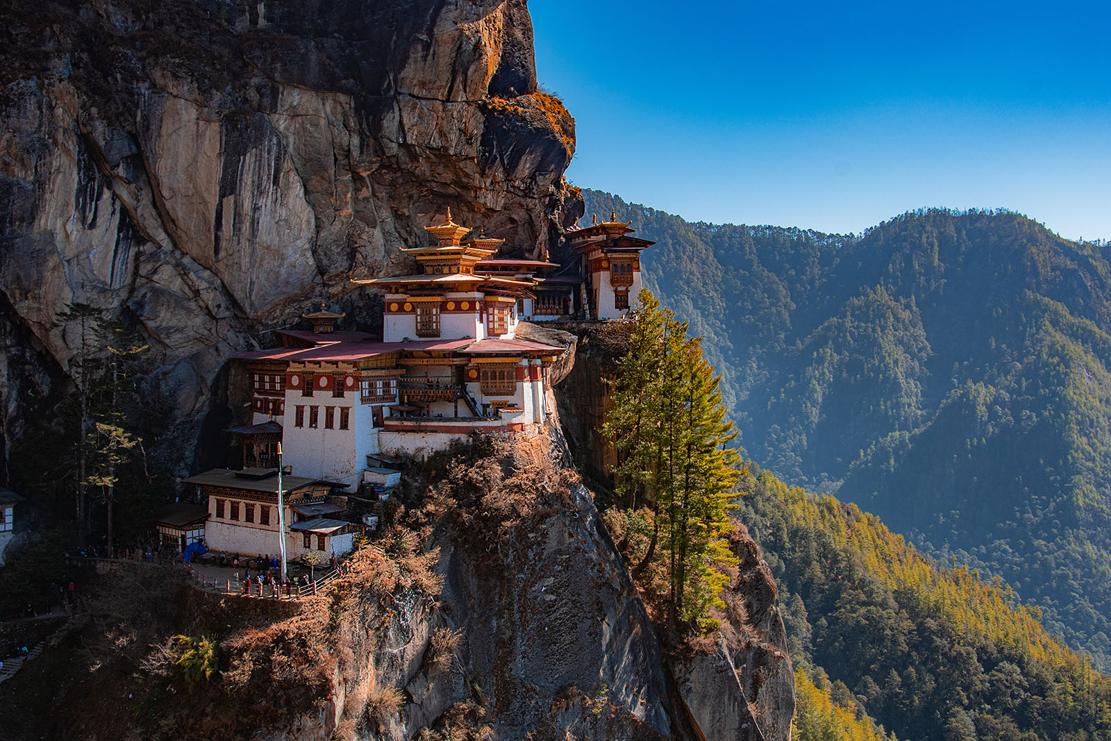 Taktsang-klosteret, Tiger's Nest, i Bhutan
