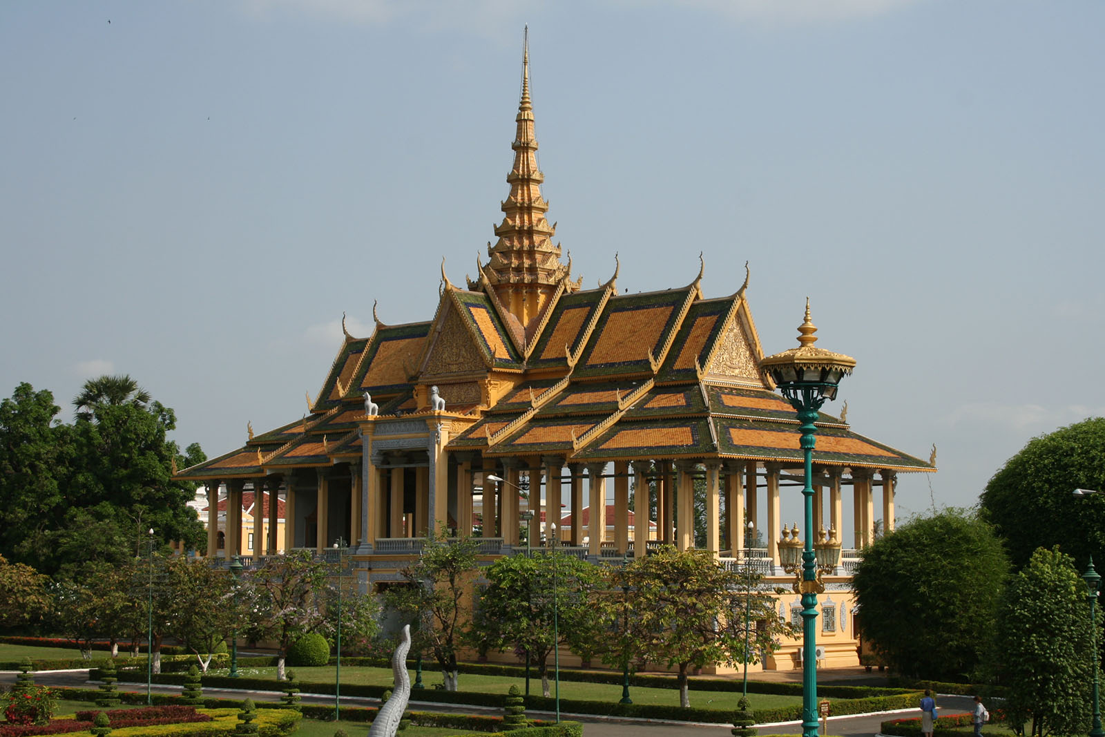 Tronsalen i Det kongelige palasset i Phnom Penh