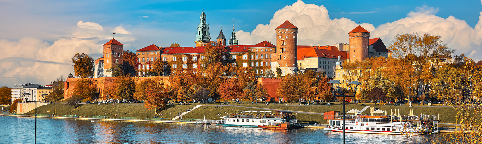 Wawel-borgen i Krakow