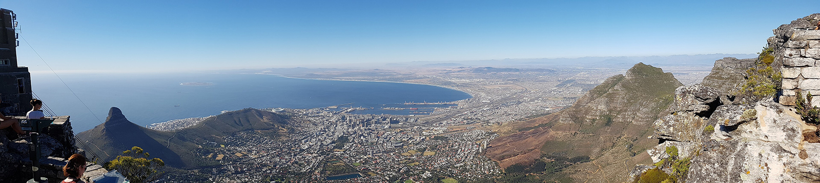 Utsikt over Cape Town fra Table Mountain