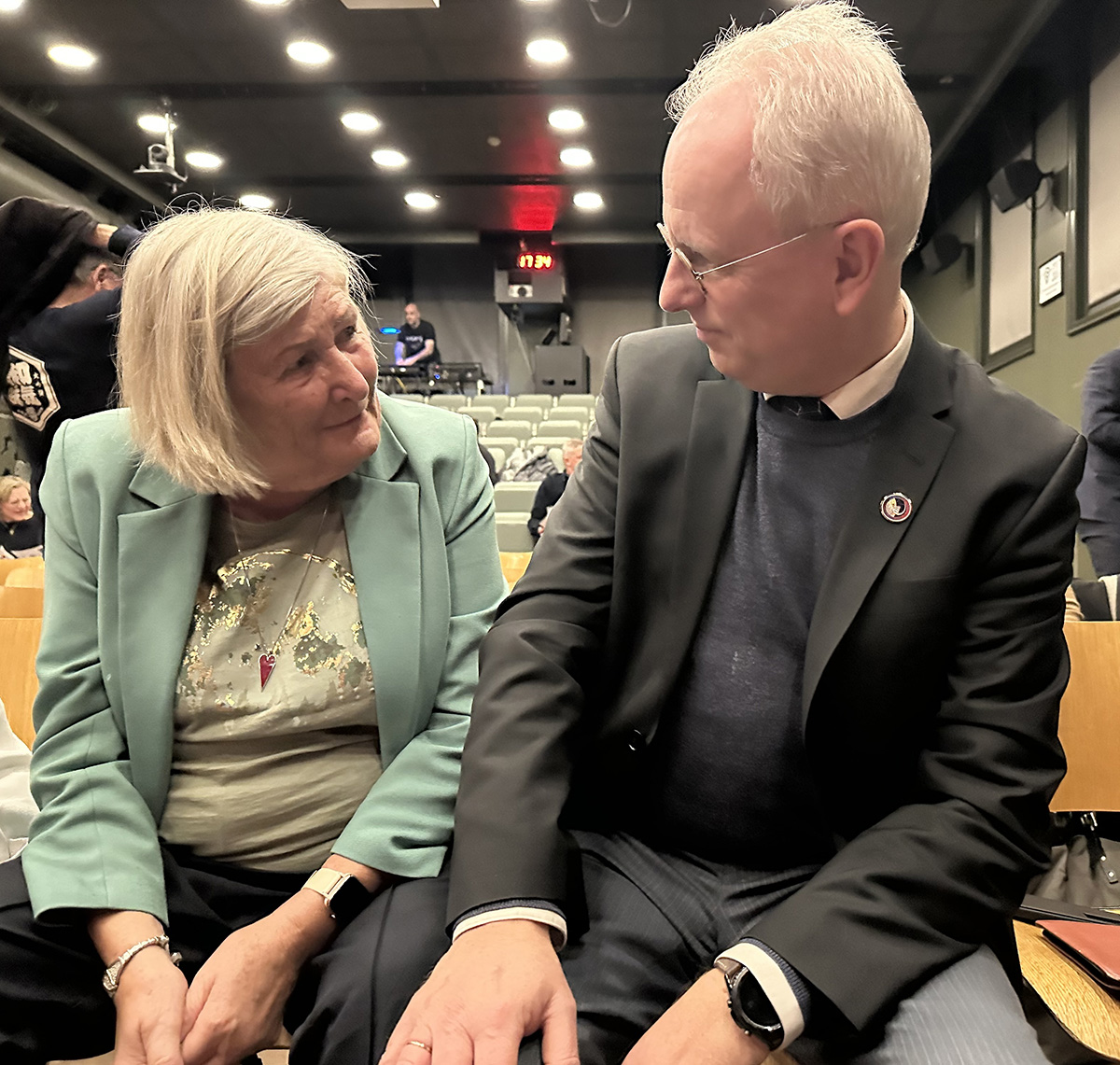 Helga Arntzen og Henrik Syse