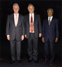Clinton Wold og Annan under besøk i  Norge