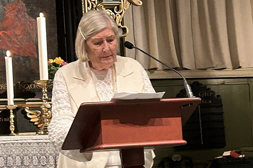Helga Arntzen på kvinnedagen 