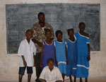 Skoleelver i Wuli district Gambia