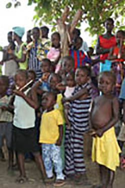 Barn i Gambia