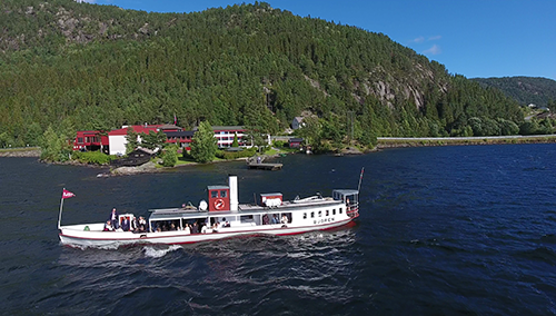 Byglandsfjord med Bjoren og Revsnes Hotell