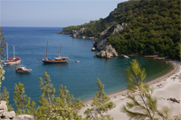 Strand i Antalya