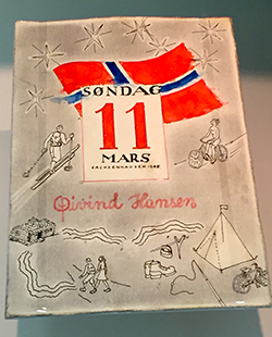 Håndlaget bursdagskort laget til Øyvind av medfanger (foto: Kjetil Ree)