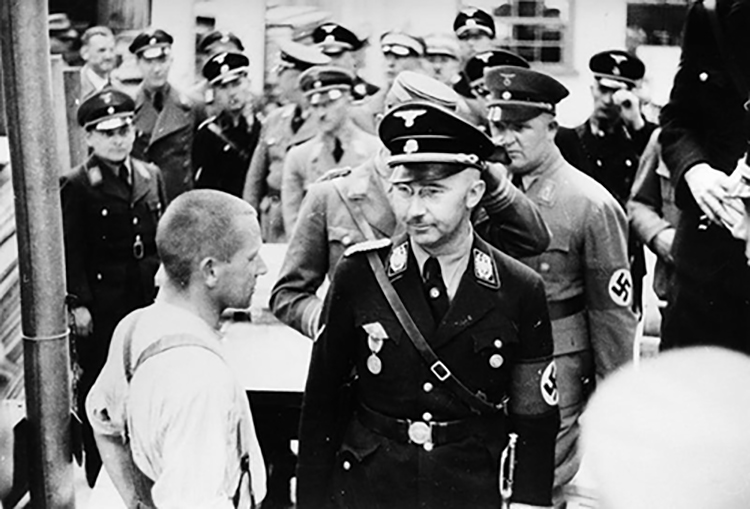Himmler på inspeksjon i Dachau